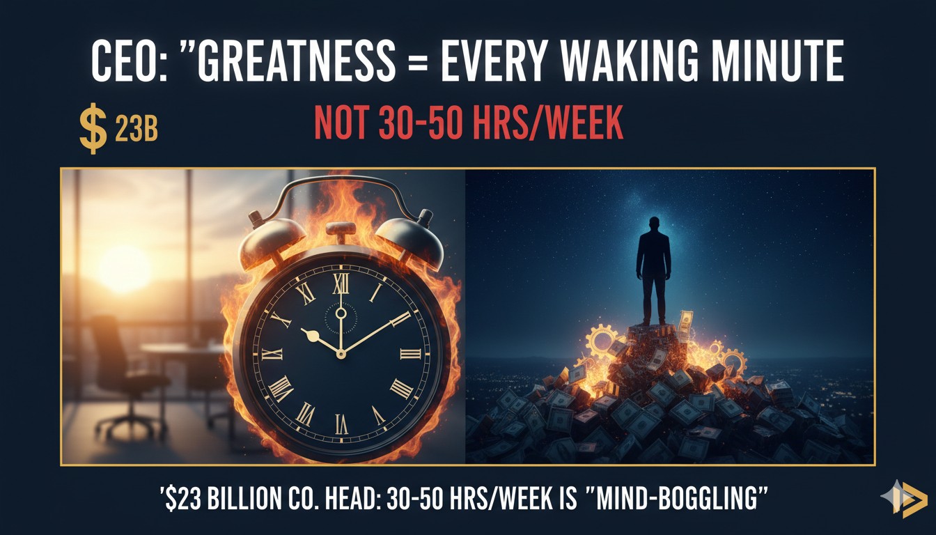 Andrew Feldman, CEO of Cerebras Systems, speaking passionately about the intense dedication required to build a groundbreaking AI company.