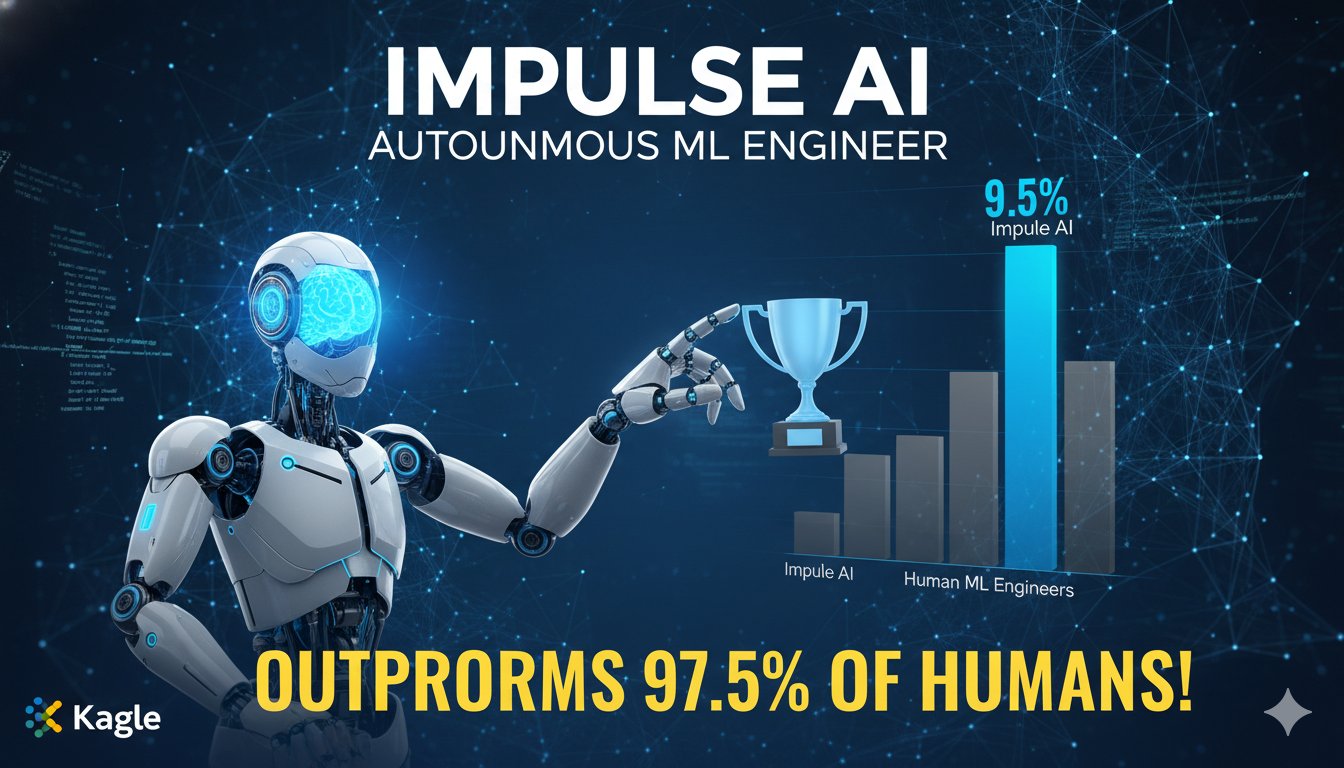 Digital illustration of an AI agent analyzing financial data charts and outperforming human competitors on a virtual leaderboard.