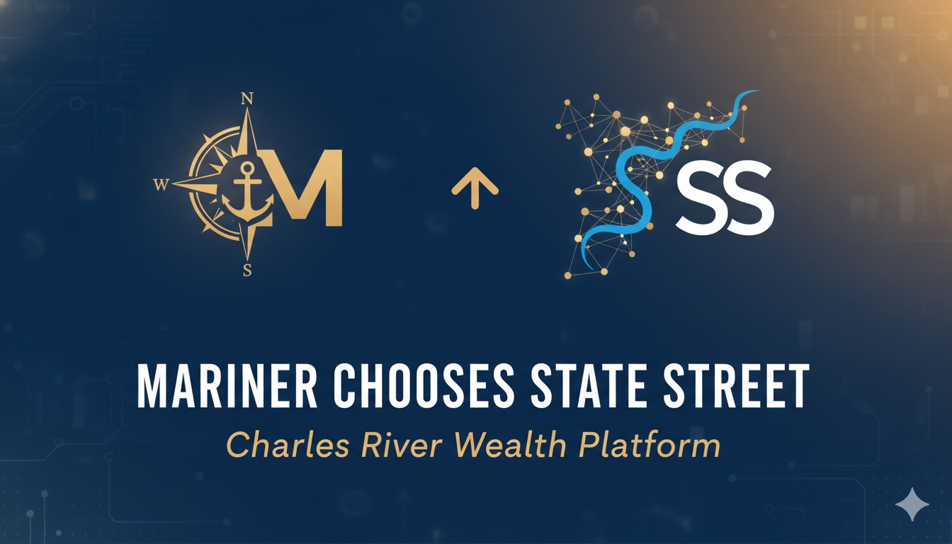 Modern financial dashboard interface representing wealth management technology platform with charts, data integration, and advisor tools.