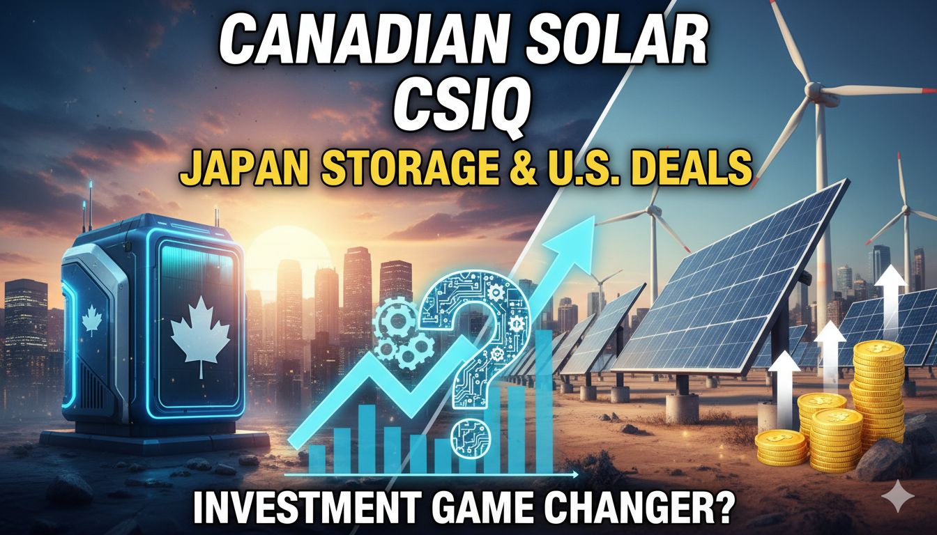 Alt Text for featured image : Canadian Solar e-STORAGE SolBank battery energy storage system installed in Hokkaido Japan next to substation