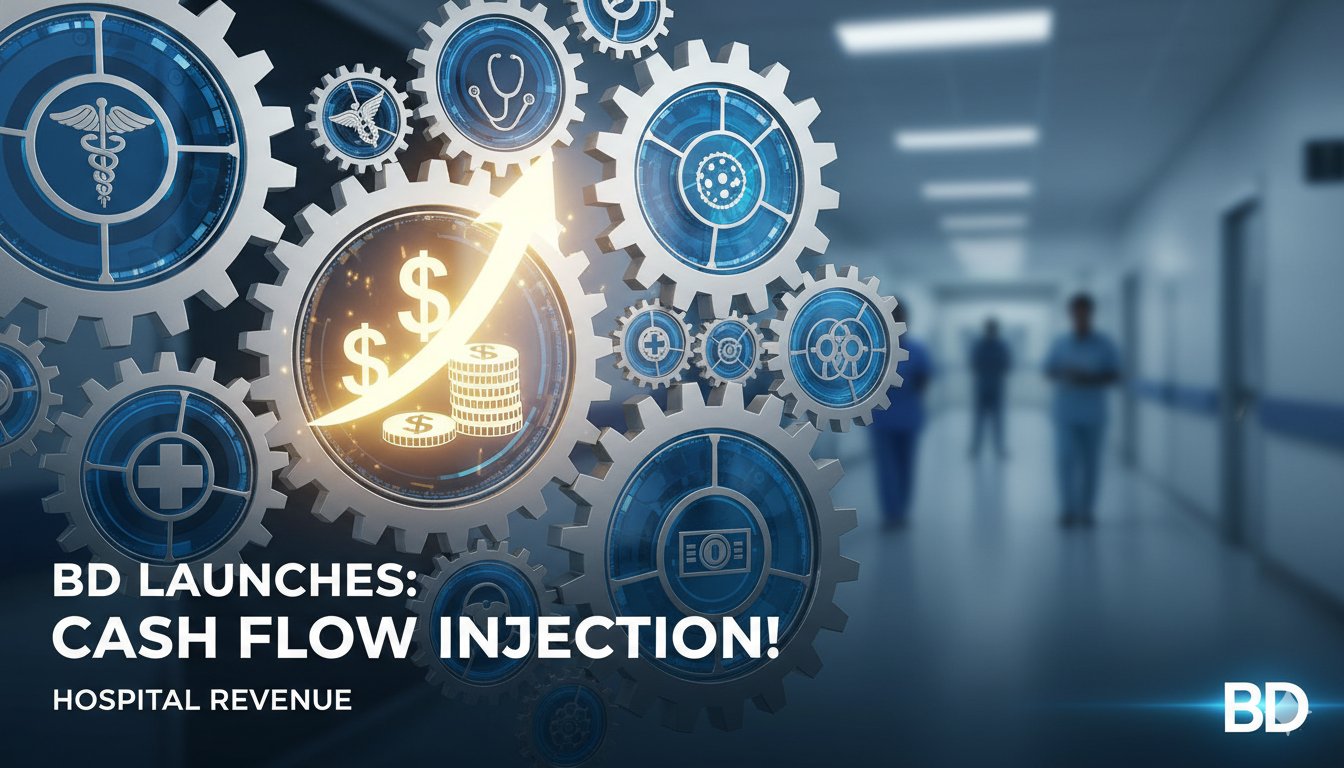 Becton Dickinson medical devices including syringes, infusion systems, and wound irrigation solutions in a hospital setting